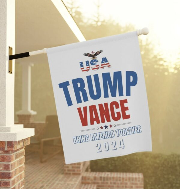 Trump Vance 2024 Garden & House Banner Flag us