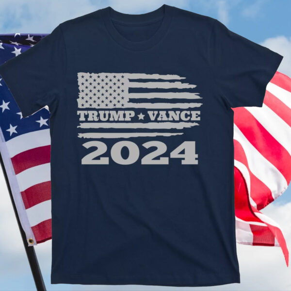 Trump Vance 2024 Gray Style T-Shirt1