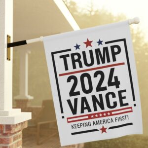 Trump Vance 2024 Lawn Flag Trump Flag Trump Banner Gardens