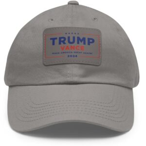 Trump Vance 2024 Leather Hat