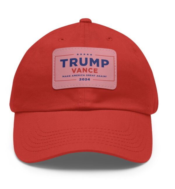 Trump Vance 2024 Leather Hat Caps