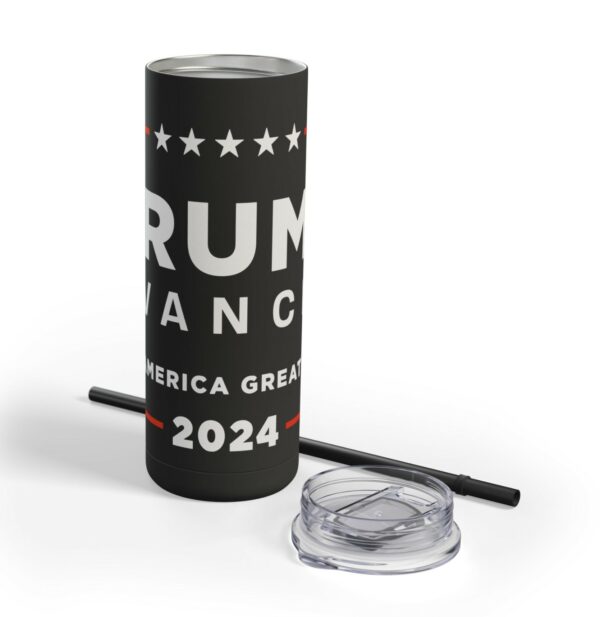 Trump Vance 2024 Maars Maker Skinny Matte Tumbler, 20oz Us