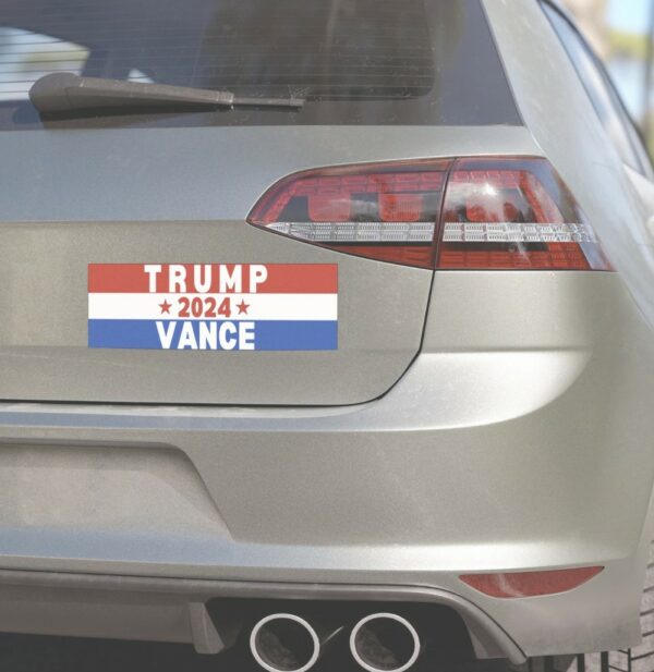 Trump Vance 2024 Magnetic Bumper Sticker Us