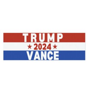 Trump Vance 2024 Magnetic Bumper Stickers