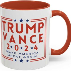 Trump Vance 2024 Make America Great Again - Accent Coffee Mug (11oz.)