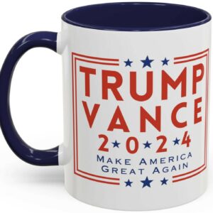 Trump Vance 2024 Make America Great Again - Accent Coffee Mug (11oz.)1