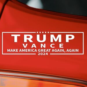 Trump Vance 2024 Make America Great Again, Again Sticker Decal