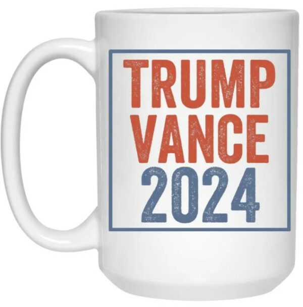 Trump Vance 2024 Mug, Patriotic Election Mug, Political Campaign Mug, 2024 Election Merchandise, Trump Supporter Gift