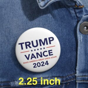 Trump Vance 2024 Pin Buttons