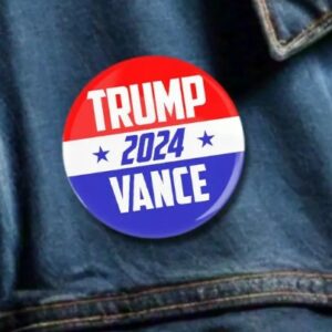 Trump Vance 2024 Presidential Election Campaign Pinback Buttons 1