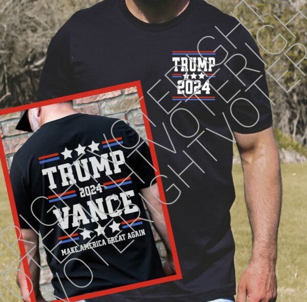 Trump Vance 2024 Shirt Bundle Varsity Trump Vance '24, Trump's VP Patriotic Shirt