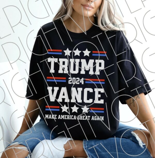 Trump Vance 2024 Shirt Bundle Varsity Trump Vance '24, Trump's VP Patriotic Shirt Shirts