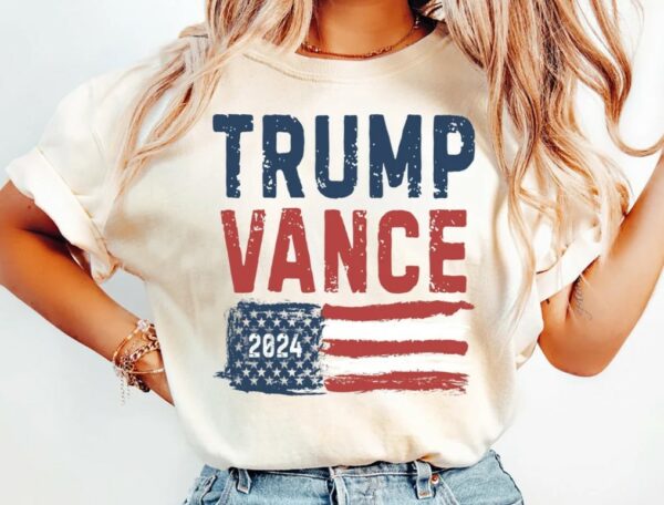 Trump Vance 2024 Shirt, Election Shirt, Republican Gift, Trump Vance 24 T-Shirt, MAGA Tee, Trump and JD Vance TShirt, President Donald Trump