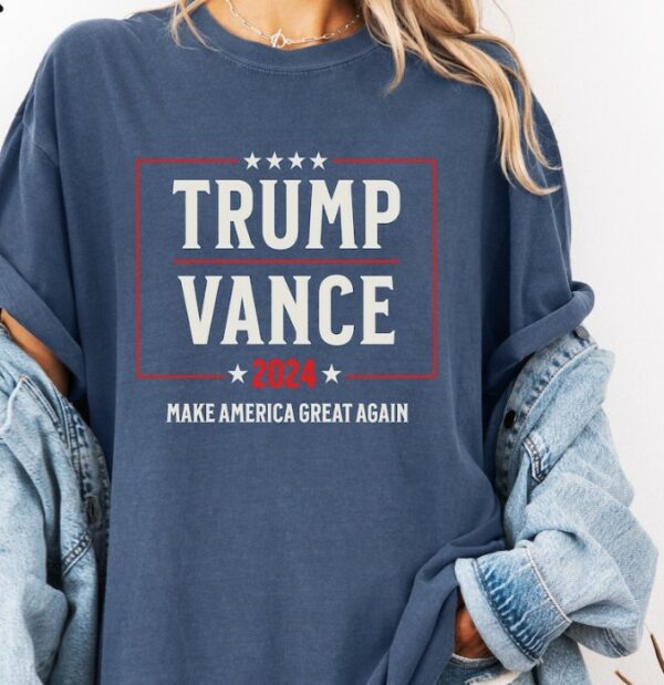 Trump Vance 2024 Shirt, Make America Great Again 2024 T-Shirt, Trump Vance Rally Tee, Trump Vance, Donald Trump JD Vance Campaign