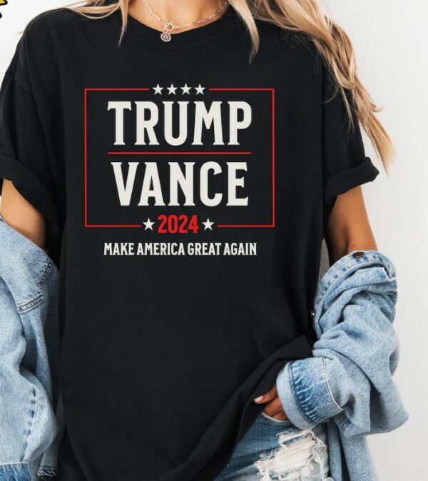 Trump Vance 2024 Shirt, Make America Great Again 2024 T-Shirt, Trump Vance Rally Tee, Trump Vance, Donald Trump JD Vance Campaign1