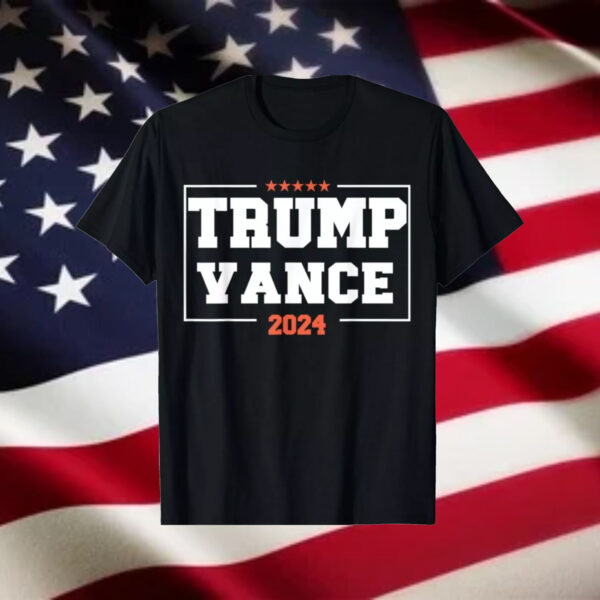 Trump Vance 2024 Shirt T-Shirt Donald Trump Election MAGA Black