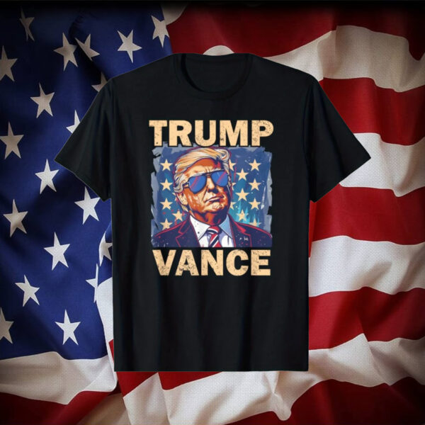 Trump Vance 2024 Shirt T-Shirt Donald Trump Election Men Women MAGA Make America Great Again USA Portrait