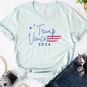 Trump Vance 2024 Shirt, Trump 2024 Tshirt, 2024 Election Shirt, Republican Shirt, Trump Supporter Tee, MAGA Shirt, Trump Flag Tee, Trump Tee2