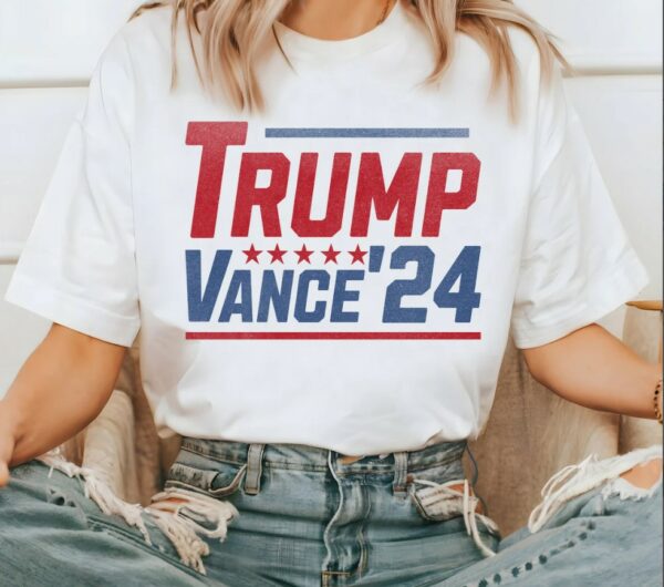 Trump Vance 2024 Shirt, Trump T-Shirt, Trump VP Shirt, Trump Shooting Shirt, Pro America Shirt, Trump Vance Tee, Republican Shirt, MAGA 2024