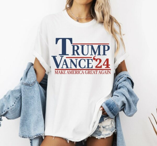 Trump Vance 2024 Shirts, Make America Great Again