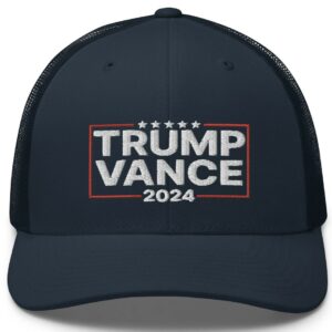 Trump Vance 2024 Snapback Trucker Hat