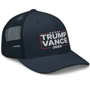 Trump Vance 2024 Snapback Trucker Hat Cap