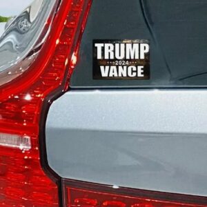 Trump Vance 2024 Sticker Decal Vote MAGA Fight President USA Flag Brandon Shot1