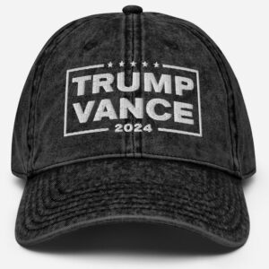 Trump Vance 2024 Vintage Cotton Twill Cap