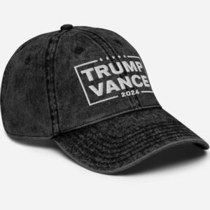 Trump Vance 2024 Vintage Cotton Twill Cap us