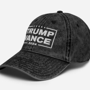 Trump Vance 2024 Vintage Cotton Twill Caps