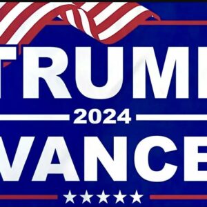 Trump Vance 2024 Waterproof Vinyl Bumper STICKERS 5x3.5 Car Decals MAGA