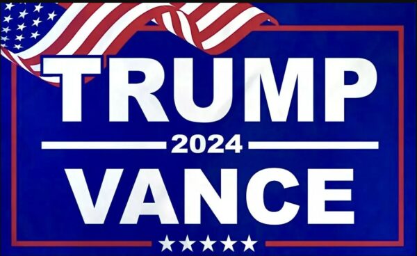 Trump Vance 2024 Waterproof Vinyl Bumper STICKERS 5x3.5 Car Decals MAGA