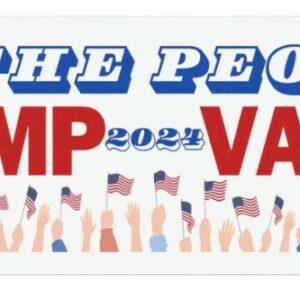 Trump Vance 2024, We the People, Car Magnet, Trump Vance Bumper Sticker