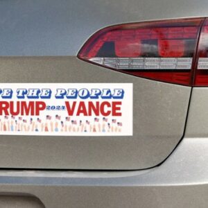 Trump Vance 2024, We the People, Car Magnet, Trump Vance Bumper Sticker1