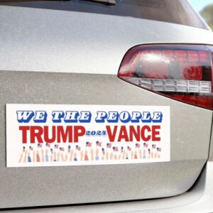 Trump Vance 2024, We the People, Car Magnet, Trump Vance Bumper Sticker2