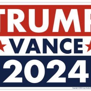 Trump Vance 2024 Yard Sign, Donald Trump President JD Vance Vice President 2024 Yard Signs