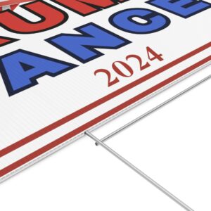 Trump Vance 2024 Yard Sign, Presidential Election Sign 2024, Patriotic Sign for your Yard Us