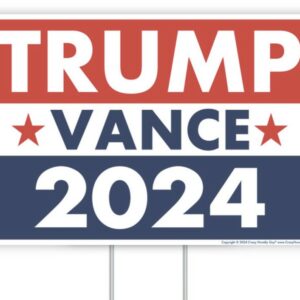 Trump Vance 2024 Yard Sign Usa