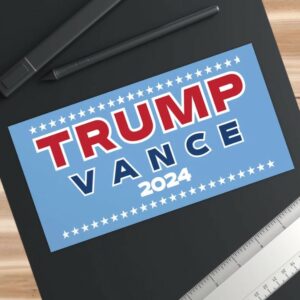 Trump Vance 2024 sticker,Trump 2024 bumper sticker, trump 47, Election sticker, Trump decal, Trump magnet, Republican, Vote For Felon, shot6