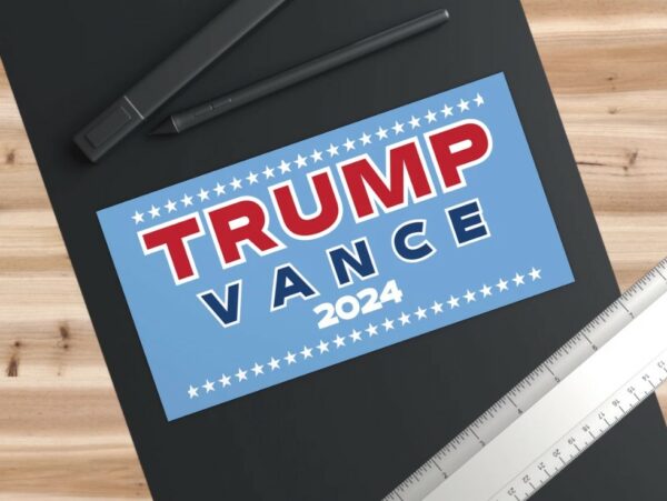 Trump Vance 2024 sticker,Trump 2024 bumper sticker, trump 47, Election sticker, Trump decal, Trump magnet, Republican, Vote For Felon, shot6