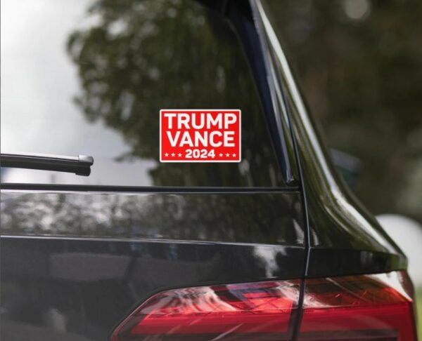 Trump Vance 2024 stickers, Trump Vance 2024 Decal1