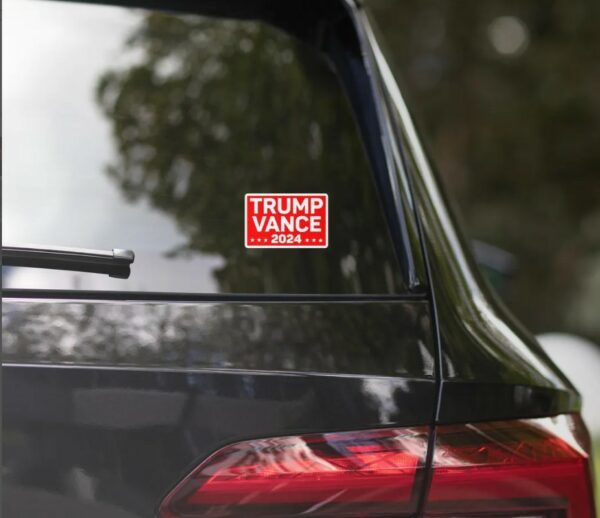 Trump Vance 2024 stickers, Trump Vance 2024 Decal2