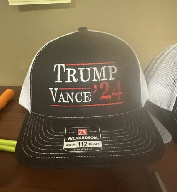 Trump Vance 24 trucker hat cap