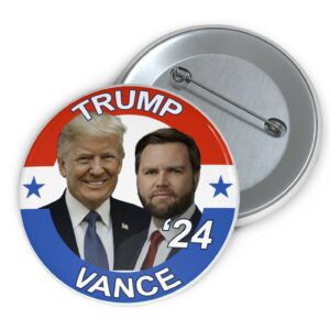 Trump Vance Election Campaign Pin Button