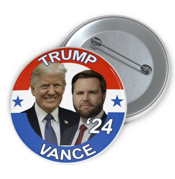 Trump Vance Election Campaign Pin Button