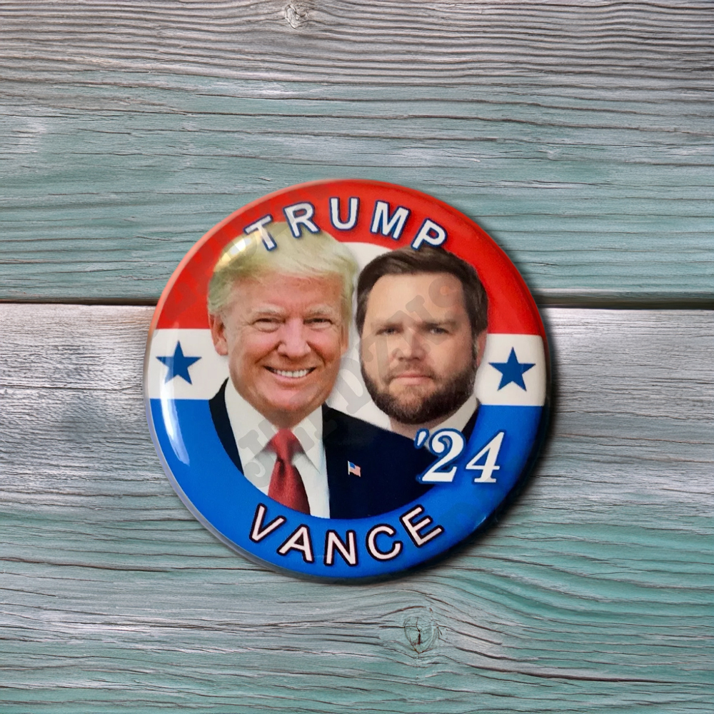 Trump Vance Election Campaign Pin Button Us