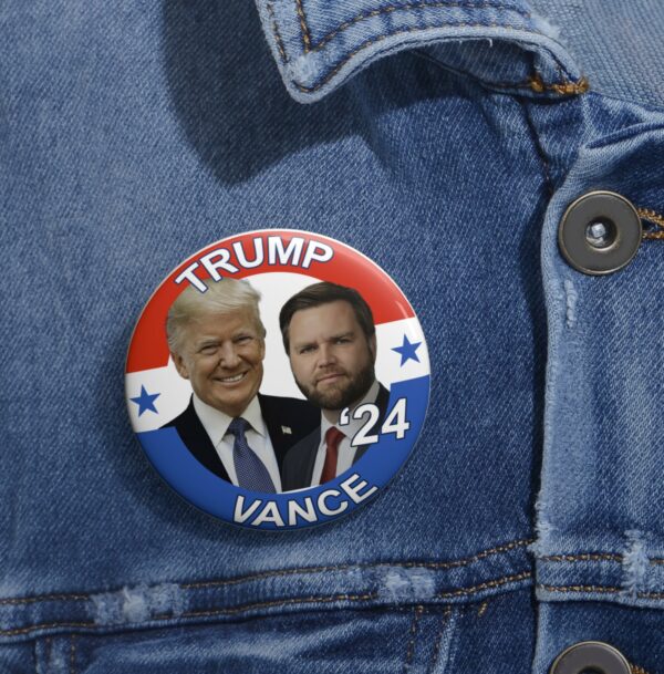 Trump Vance Election Campaign Pin Buttons