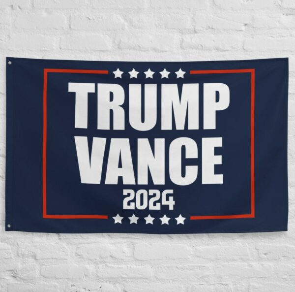 Trump Vance For President and VP Flag Banner