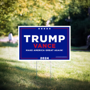 Trump Vance Logo Yard Sign