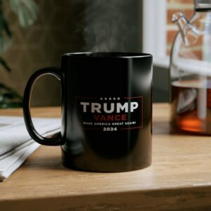 Trump Vance MAGA Black Mug usa